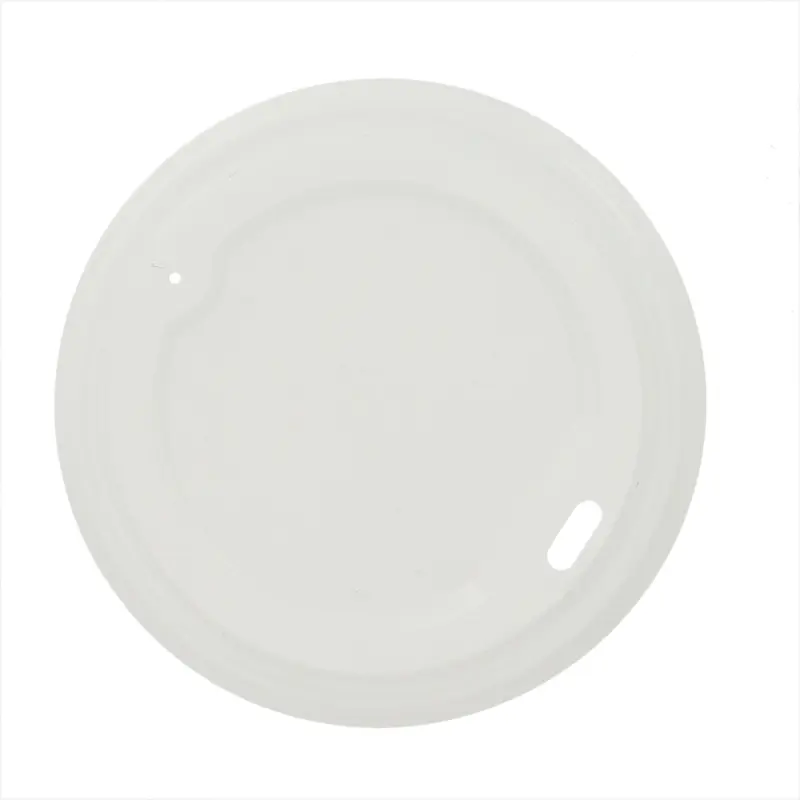 Baltas dangtelis, PLA, 12-20oz, 1000 vnt/dėž